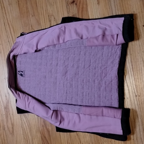 Blast lightweight vest cotton blend Sz L unique cross stitching - Picture 7 of 11